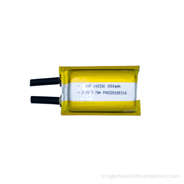 3.7V 1000mAh Kese Lityum İyon Hücresi